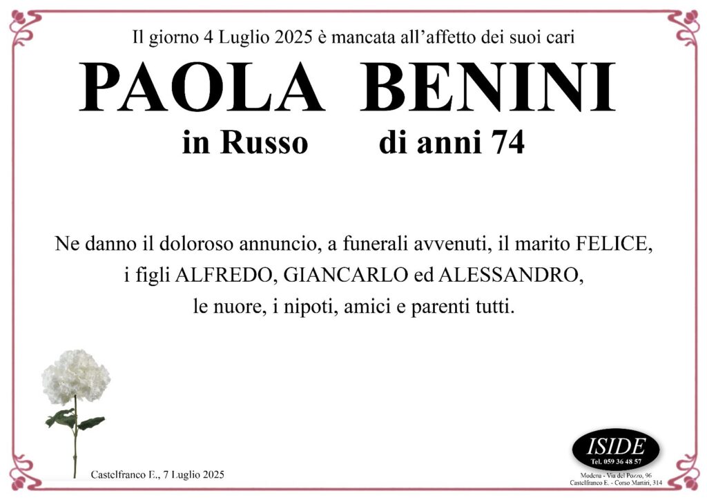 Paola Benini in Russo