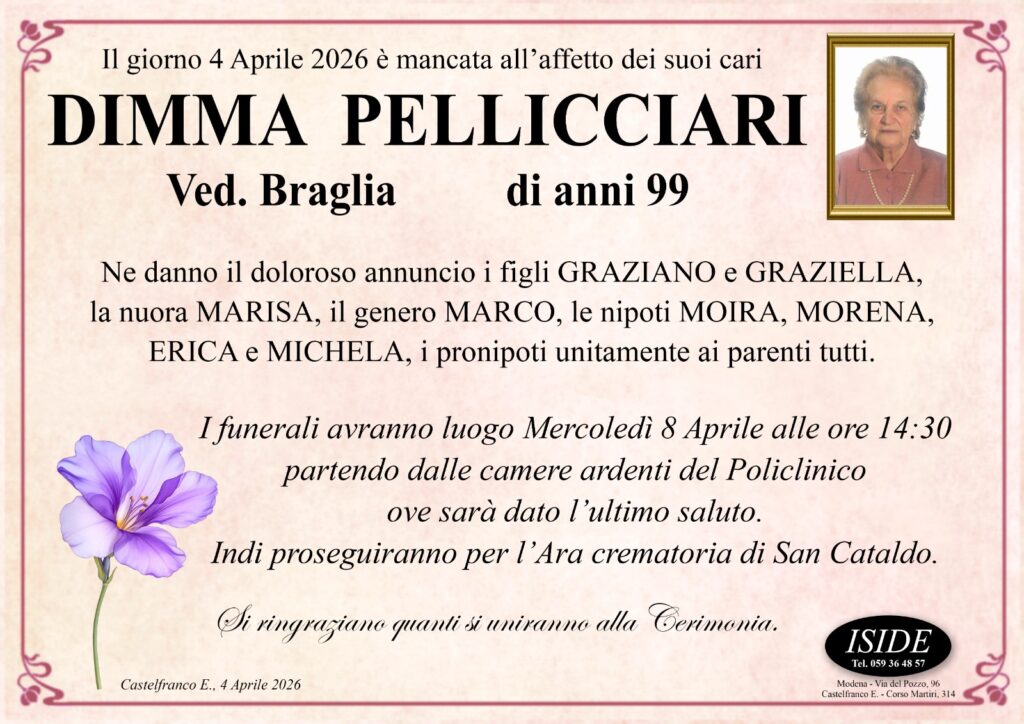 Dimma Pellicciari ved. Braglia