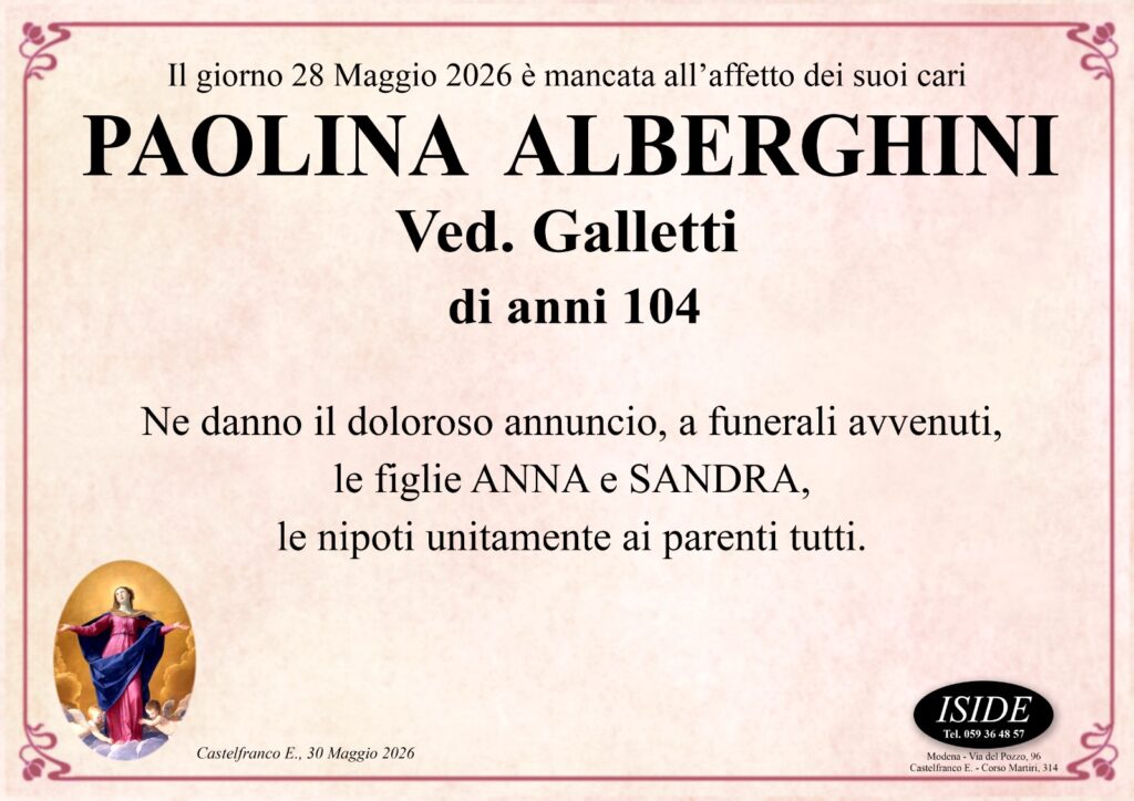 Paolina Alberghini ved. Galletti