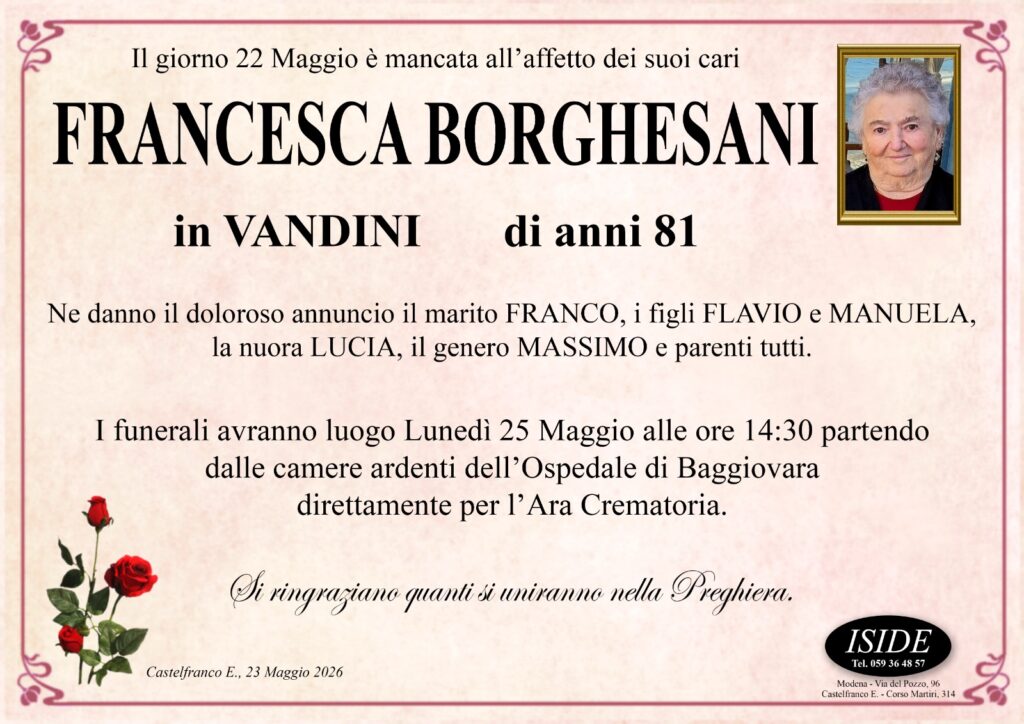 Francesca Borghesani in Vandini