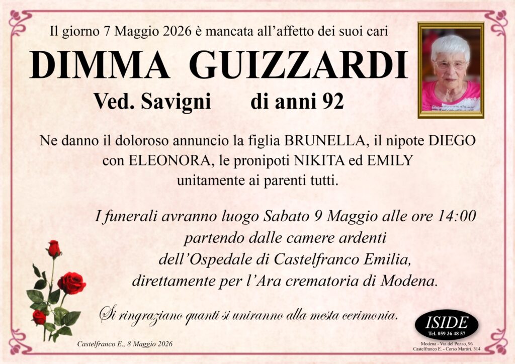 Dimma Guizzardi ved. Savigni