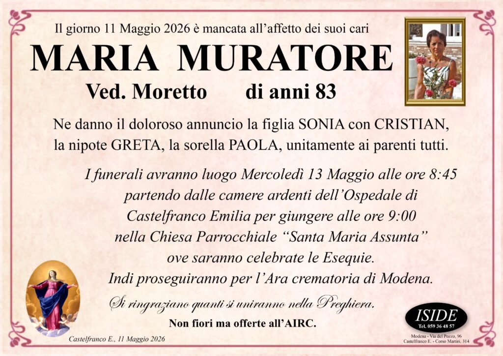 Maria Muratore ved. Moretto