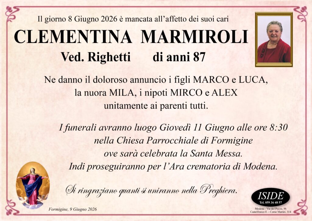 Clementina Marmiroli ved. Righetti