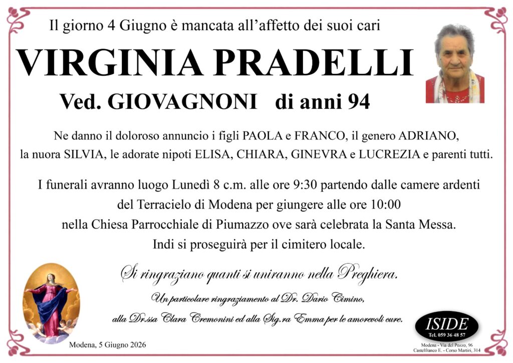 Virginia Pradelli ved. Giovagnoni