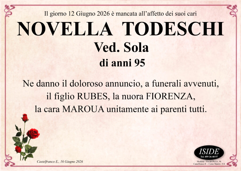Novella Todeschi ved. Sola