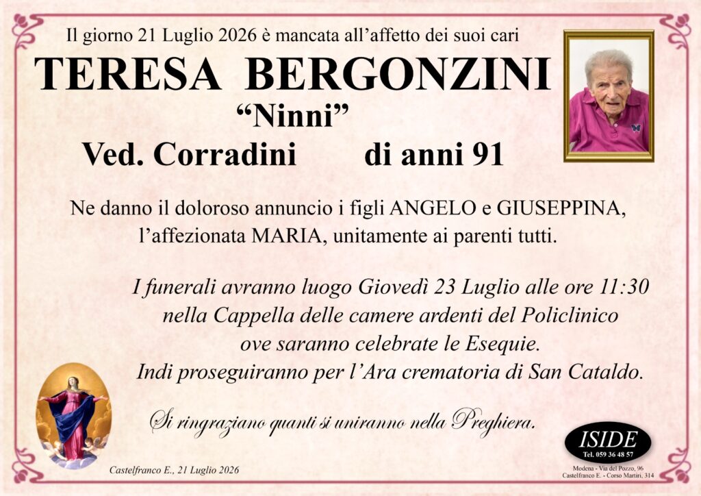 Teresa Bergonzini ved. Corradini